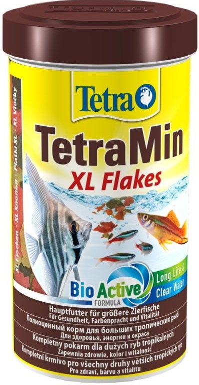 TetraMin XL корм для всех видов рыб крупные хлопья 1л