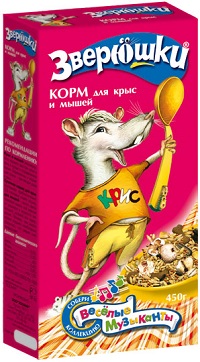 Зверюшки Корм д/крыс и мышей 450г