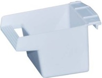 Кормушка д/птиц пласт.с держат.откр.матов.8*8*6,5см №1