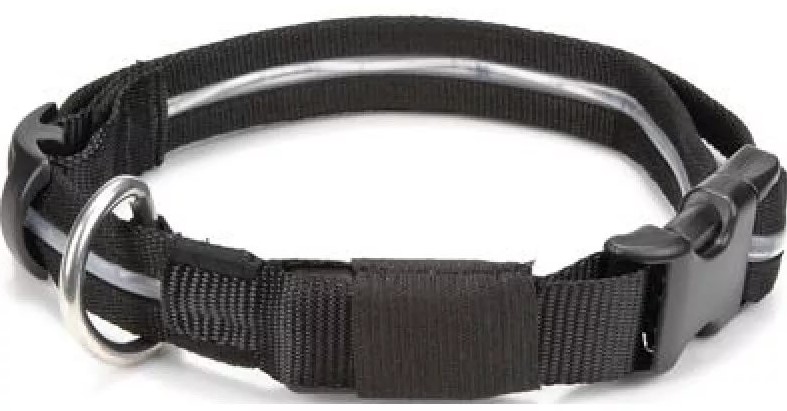 Beeztees 749655 Ошейник д/собак с диодной лентой 20-30см*25мм