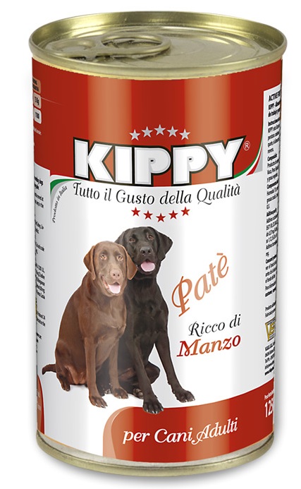 KIPPY конс. для собак из говядины 1250г