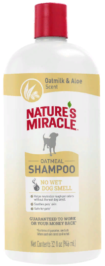 Nature's Miracle Шампунь Oatmeal Odor Control с овсяным молочком с контролем запаха, для собак, 947 мл