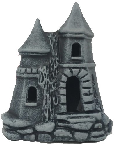 Декор Замок с крышами (камень) С-57