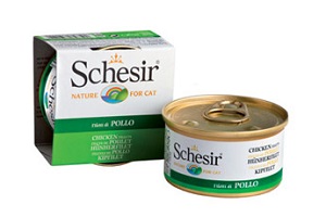 Schesir консервы для кошек Филе цыпленка 85г
