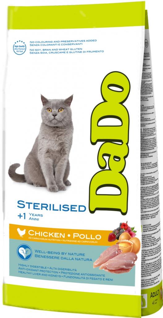Dado cat корм для стерилизованных кошек с курицей