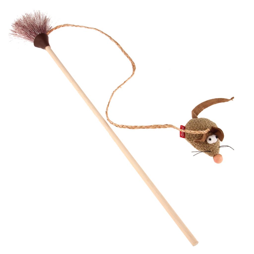 ГиГви 75449 Игрушка для кошек Эко лайн Дразнилка с мышкой 51см