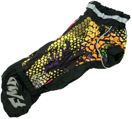 Дождевик черный Соты для мальчиков