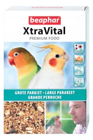 Беафар  Xtra Vital корм для средних попугаев, 500г