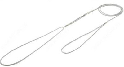 Ринговка нейлоновая 3мм*121см круглая белая (27001)