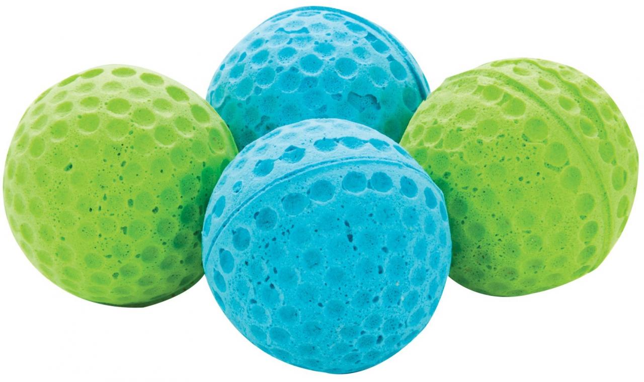 Игрушка для кошек мяч мягкий 4см 1шт