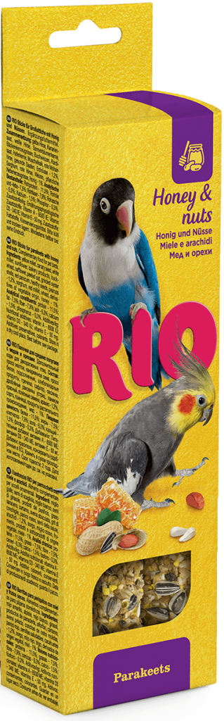 РИО Палочки д/средних попугаев с Медом и орехами 2шт*75г