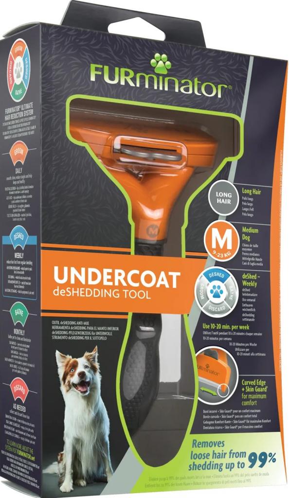 FURminator M для средних собак с длинной шерстью