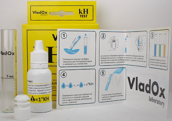 VladOx kh тест проф.набор для измерения карбонатной жесткости