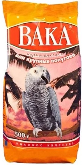 Вака ВК Корм д/крупных попугаев 500г