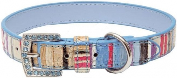 Ошейник "Люкс" (радуга) 15мм*35см