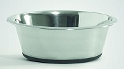 Beeztees 653570 Миска стальная с резиновым дном 180мл*11см