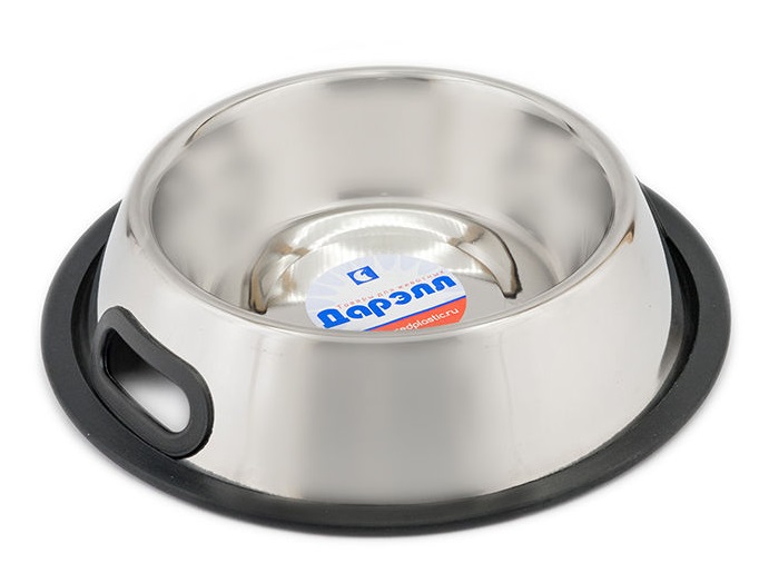 Миска металл  "Дарэлл" на резинке, с ручками 0,9л