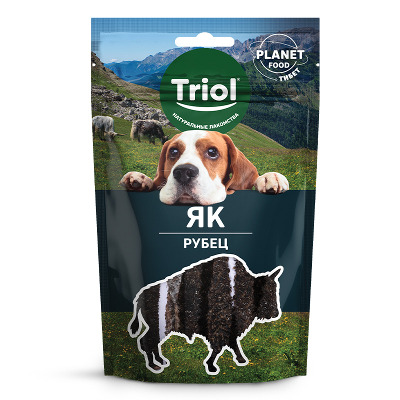 Лакомство для собак PLANET FOOD Рубец яка, 30г