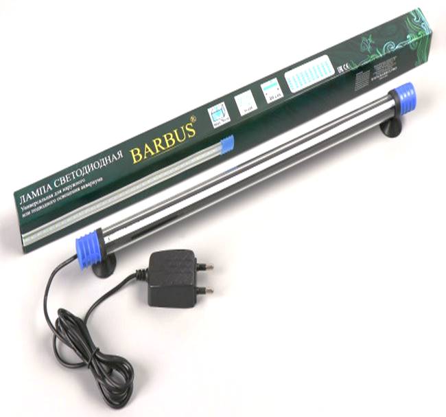 Универсальный светодиодный светильник Красный 40см 5Вт LED032