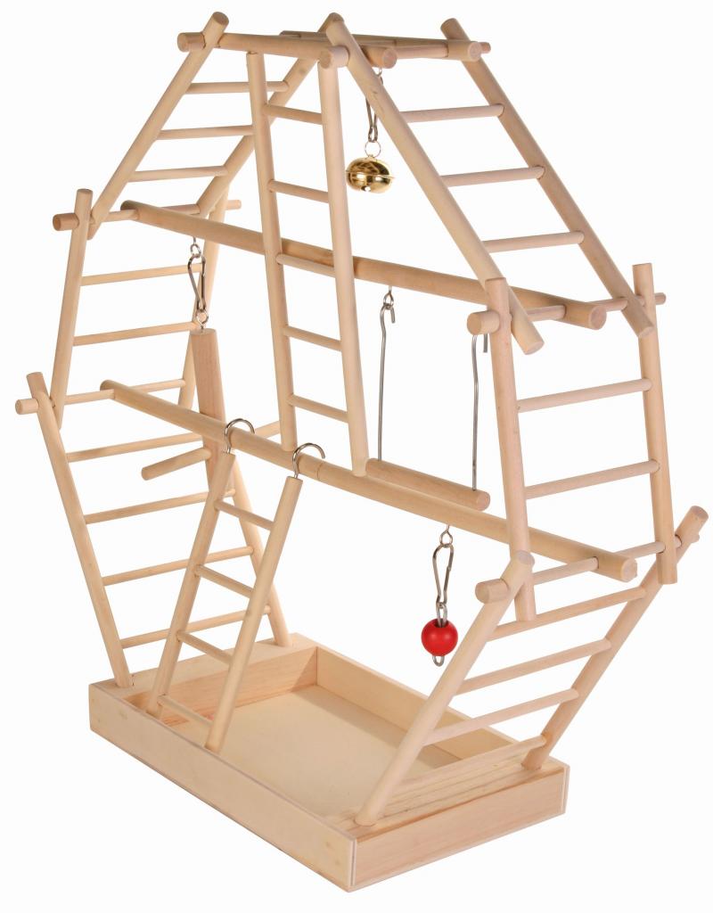 Игровая площадка для птиц, 44 х 44 х 16 см