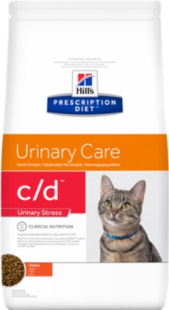 Хиллс c/d Urinary Stress корм для кошек профилактика МКБ