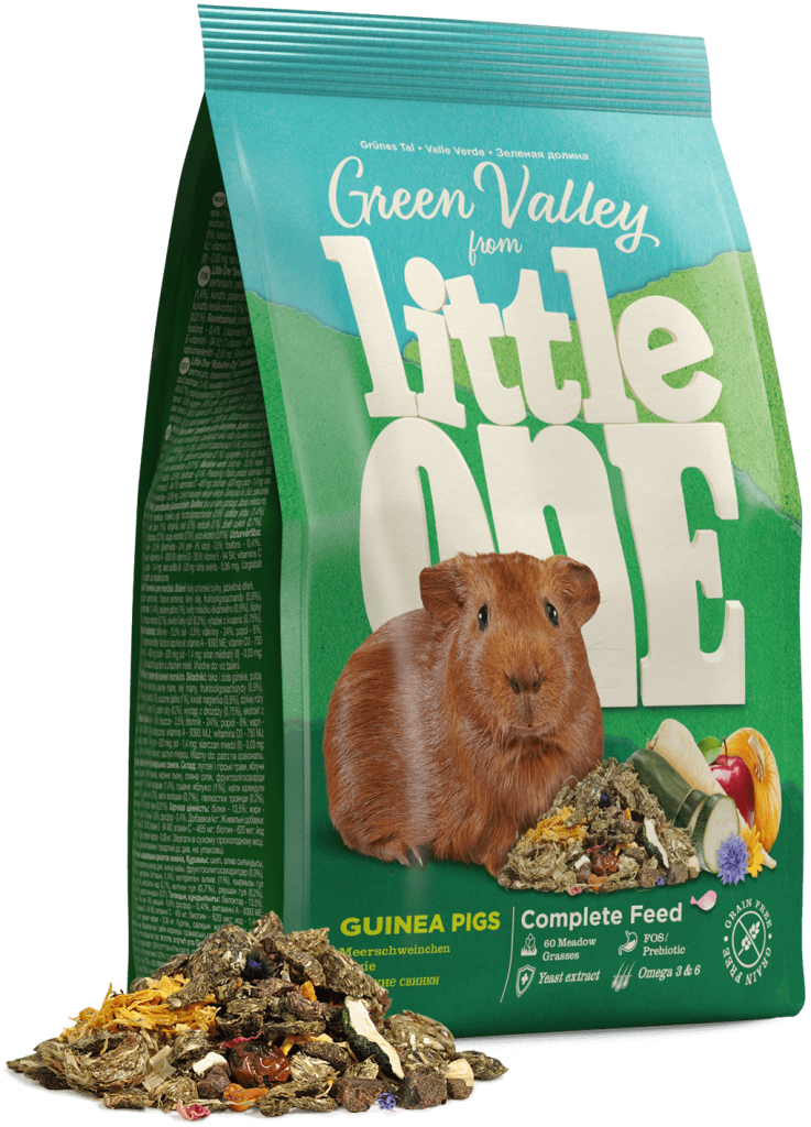 Little One Корм "Зеленая долина" д/морск.свинок корм из разнотравья 750г