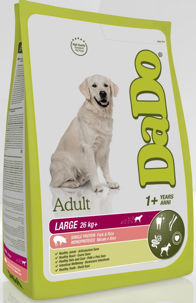 Dado dog корм гипоаллергенный для крупных собак свинина с рисом