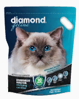 Наполнитель DIAMOND Feline защита 10 Days комкующийся с углем 7кг