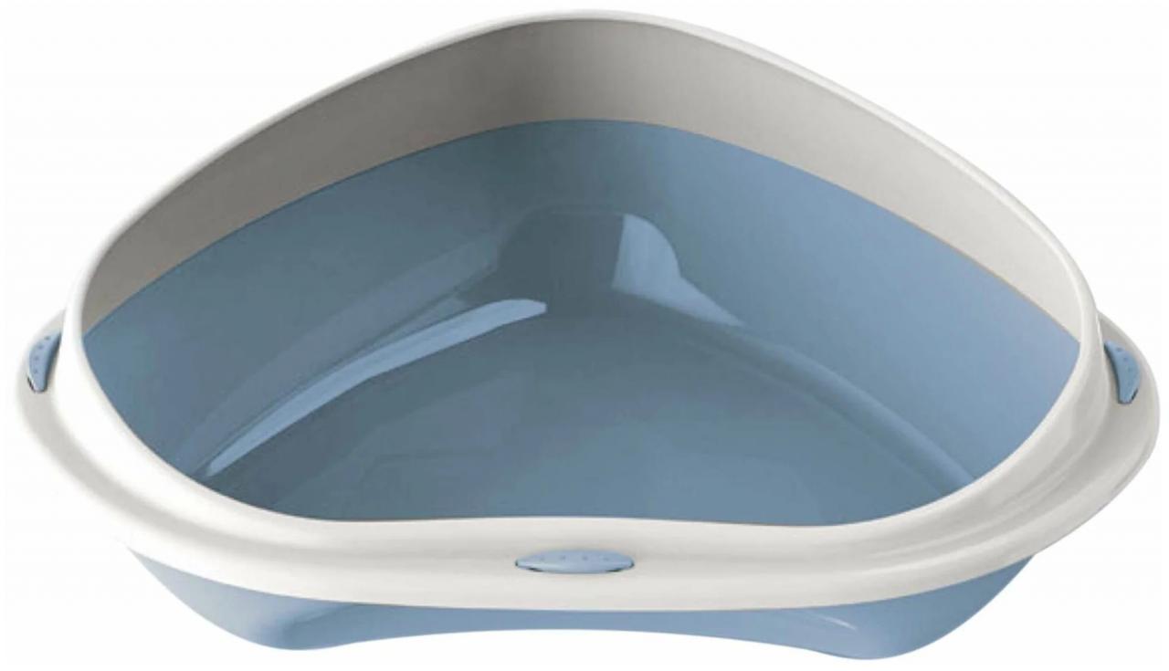 Туалет для кошек SHUTTLE CORNER угловой с бортом