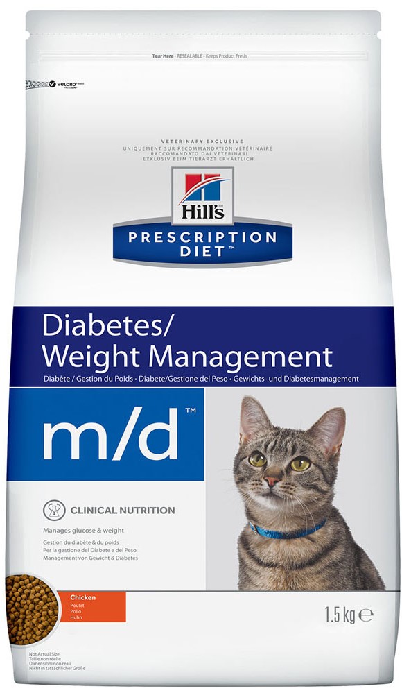 Хиллс m/d корм для кошек при диабете