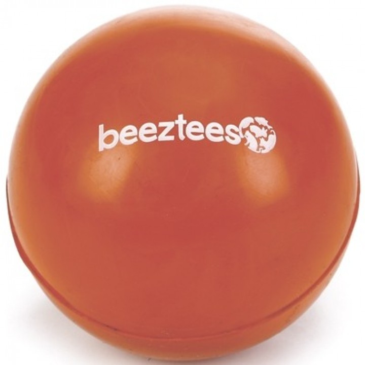 Beeztees 625902 Игрушка д/собак "Мяч", литая резина, оранжевый 6,5см
