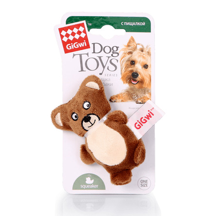GiGwi Мишка с пищалкой