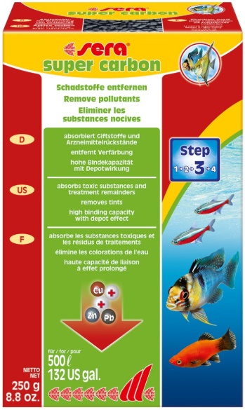 Сера Активированный уголь SUPER CARBON 250г
