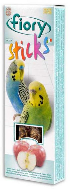 FIORY палочки для попугаев Sticks с яблоком 2х30г