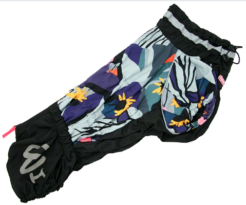 Дождевик черно/серый для девочек