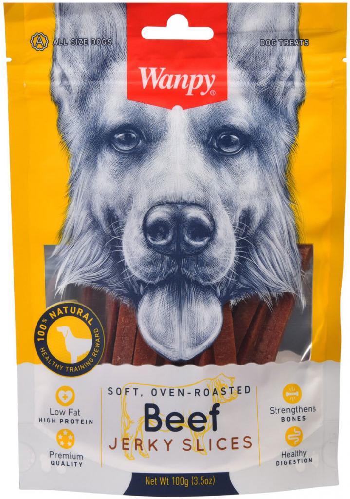 Wanpy Dog соломка из вяленой говядины 100г