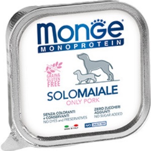 Monge Dog Monoprotein Solo паштет д/с из свинины 150г