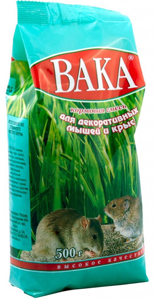 Вака ВК Корм для крыс и мышей 500г