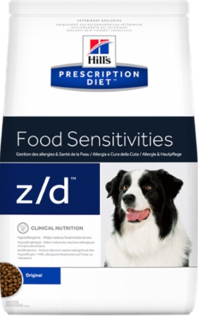Хиллс z/d корм для собак при пищевых аллергиях