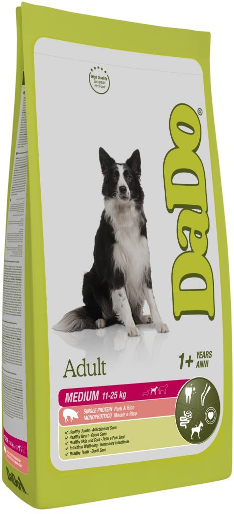 Dado dog корм гипоаллергенный для средних собак свинина с рисом