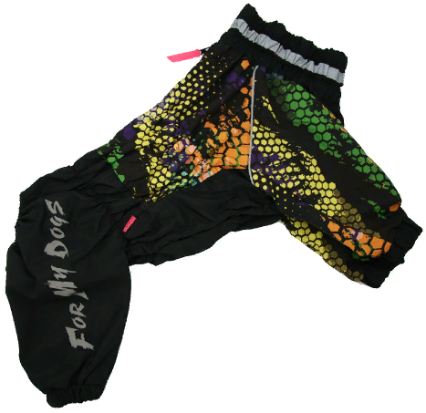 Дождевик черный Соты для мальчиков