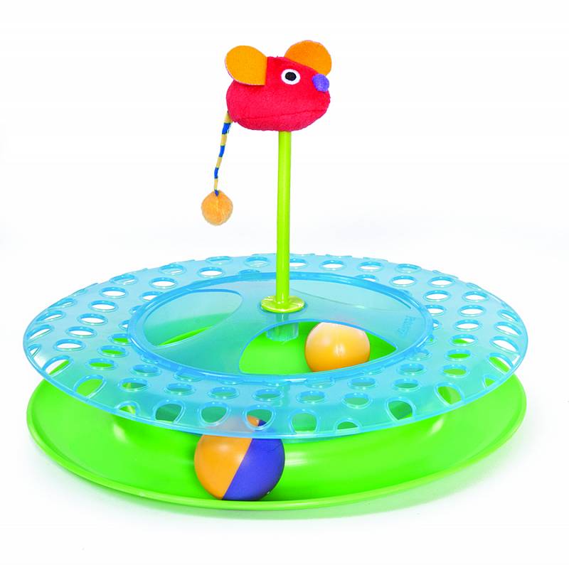 Petstages игрушка для кошек Трек "2 мячика II" (28008)