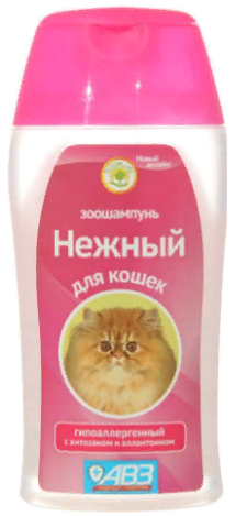 Шампунь Нежный на травах д/кошек гипоаллергенный 180мл АВЗ