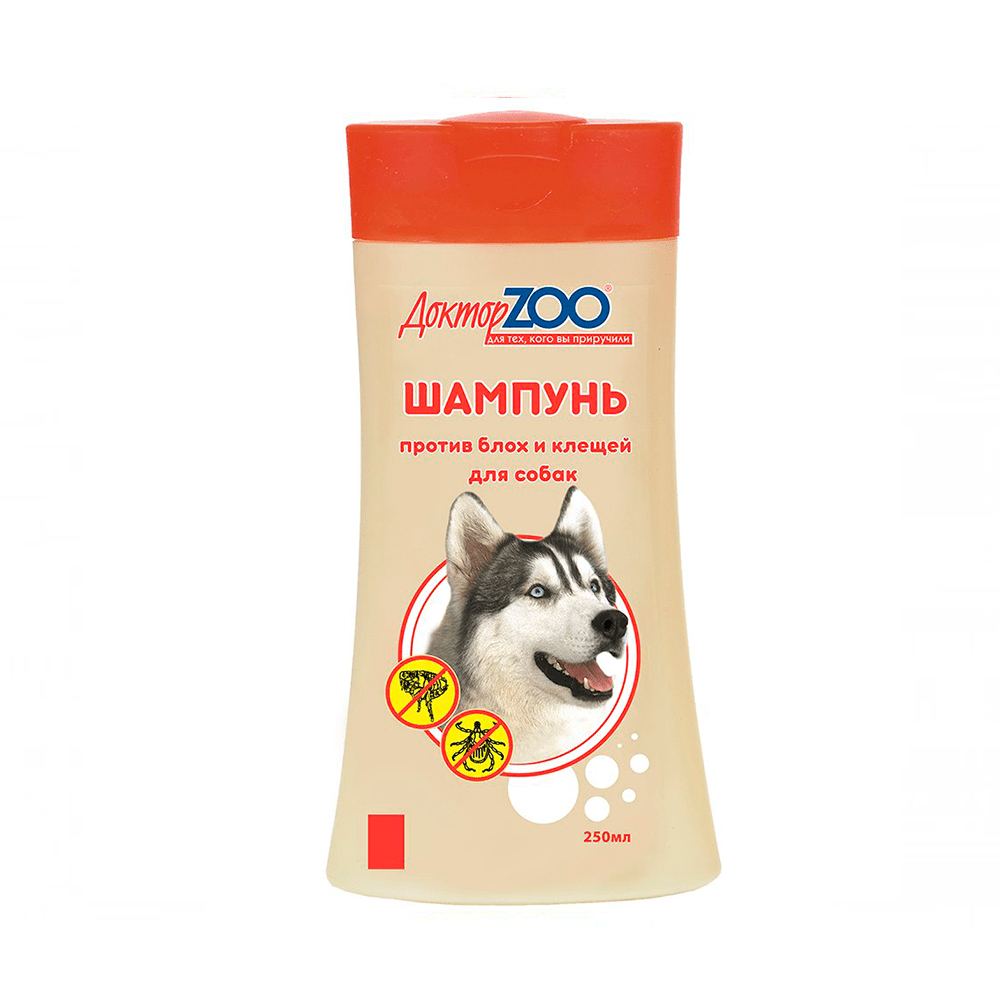 Доктор зоо шампунь д/собак от блох