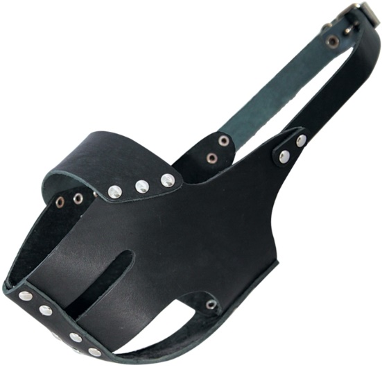 Намордник кожаный универсальный №4, 180*80*135мм