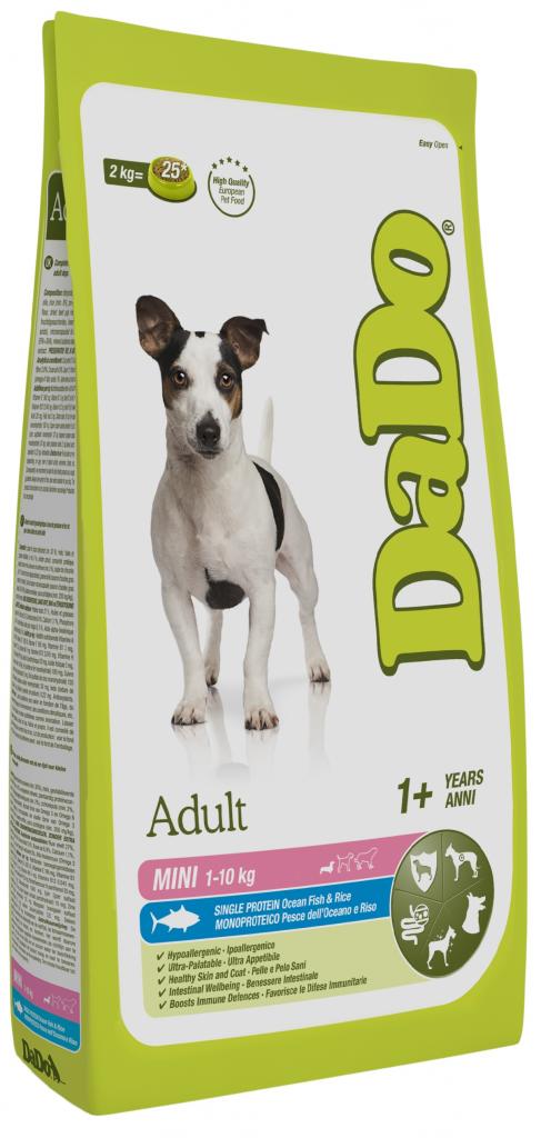 Dado dog корм гипоаллергенный для мини собак океаническая рыба/рис