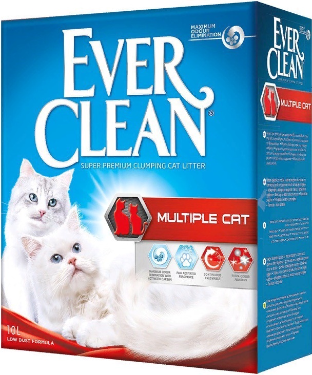 EVER CLEAN Multiple Cat для нескольких кошек 6кг