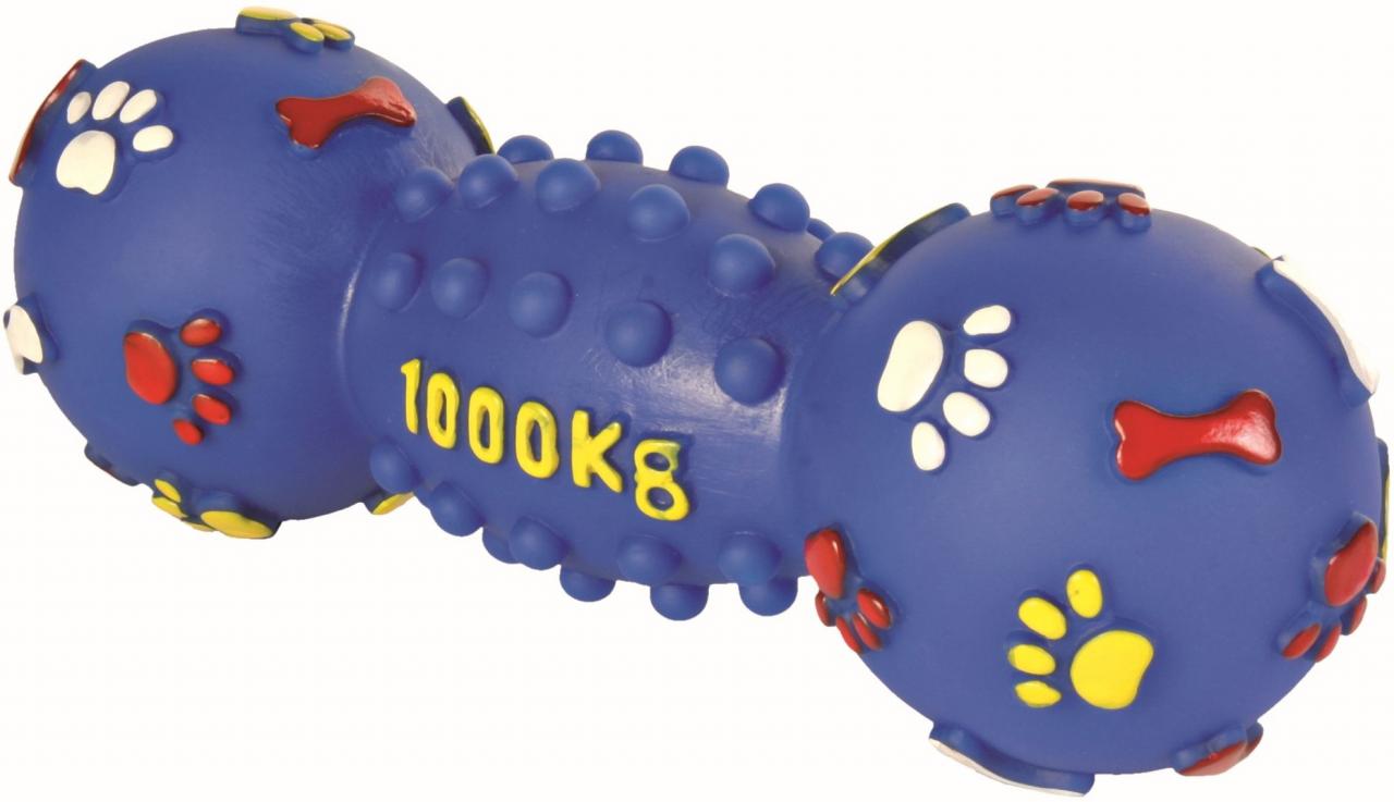 Игрушка для собак виниловая Гантель большая 25см