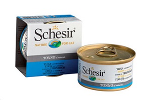 Schesir консервы для кошек Тунец в собственном соку 85г