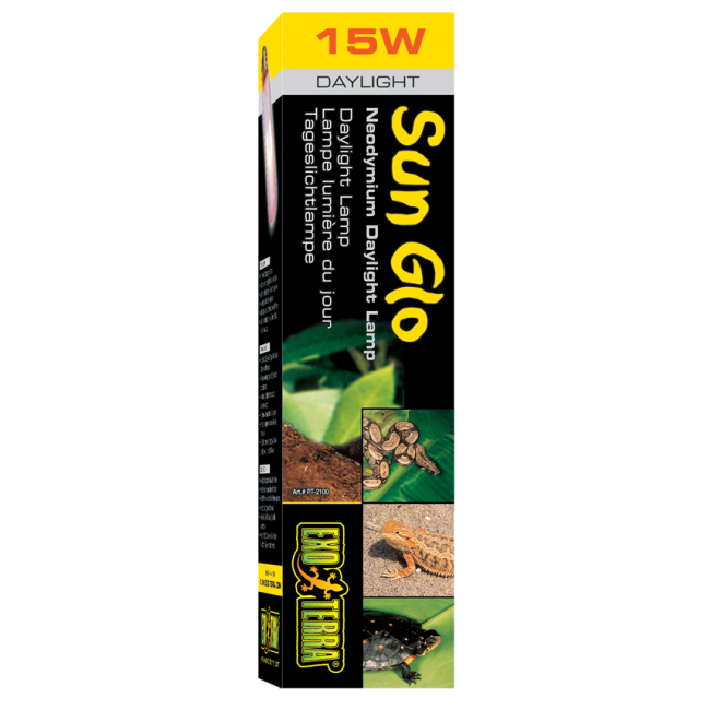 Неодимовая лампа дневного света Sun Glo, Т 10, 15 Вт PT2100 РТ2100 РТ2100